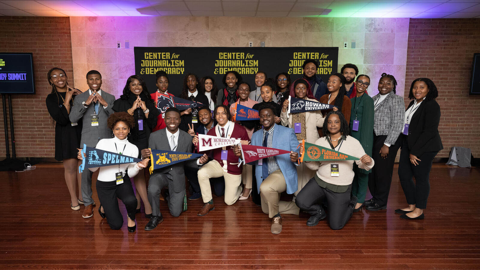 Center for Journalism & Democracy Student Cohorts Attend the 2022 Democracy Summit 
