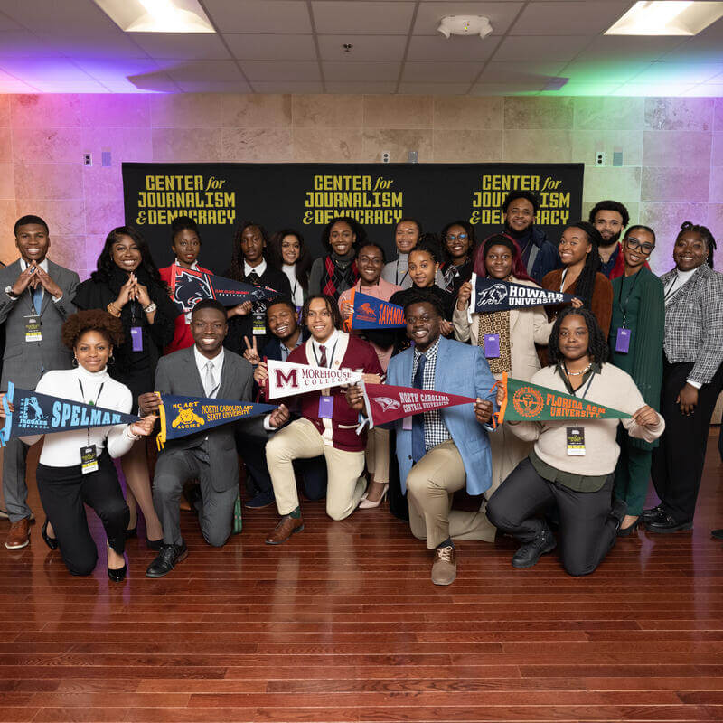 Center for Journalism & Democracy Student Cohorts Attend the 2022 Democracy Summit 