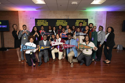 Center for Journalism & Democracy Student Cohorts Attend the 2022 Democracy Summit 